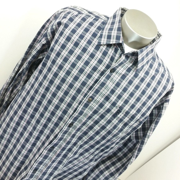 Southpole Shirt  Plaid Blue Button Authentic - Picture 1 of 8